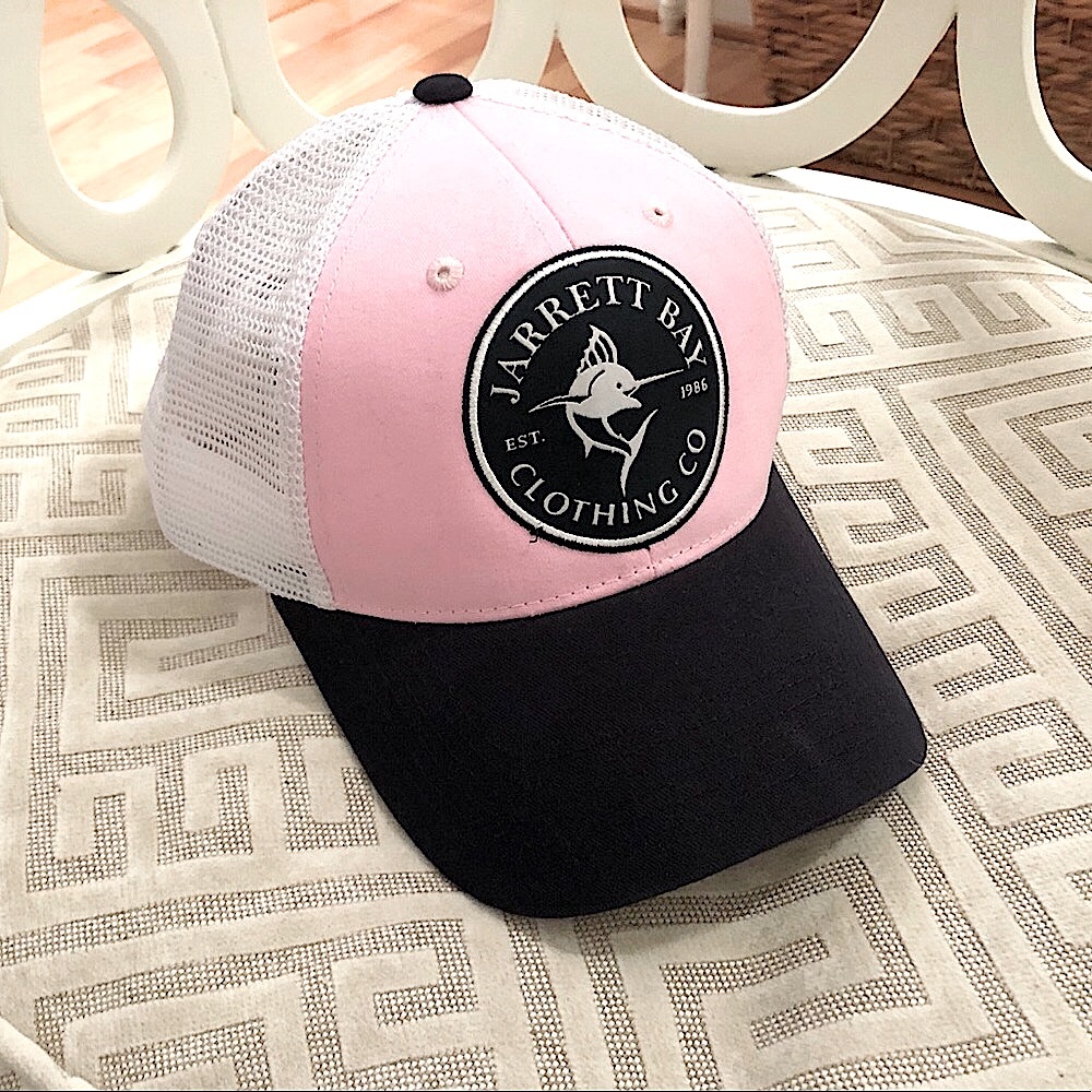 Women’s Jarrett Bay Clothing Co Pink Baseball Cap!